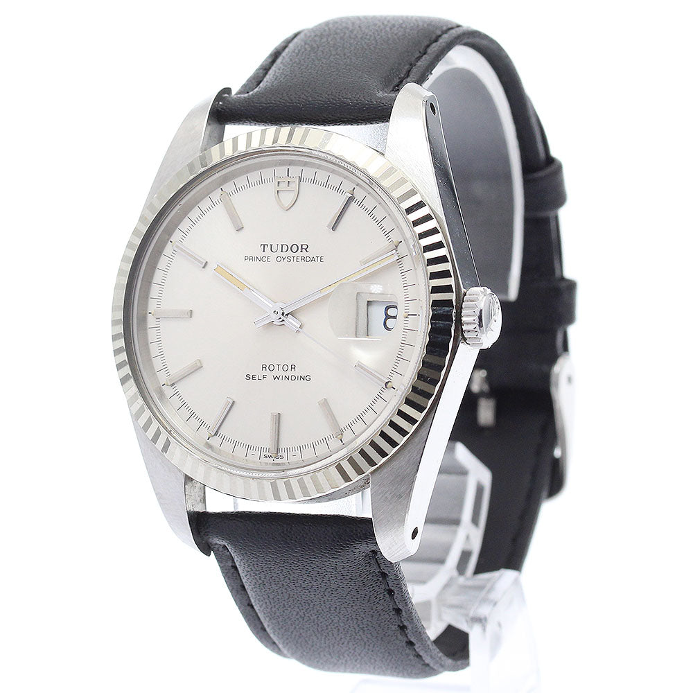 TUDOR Prince Oyster Date 75304 WG bezel Silver Dial Automatic Men's Watch_881845
