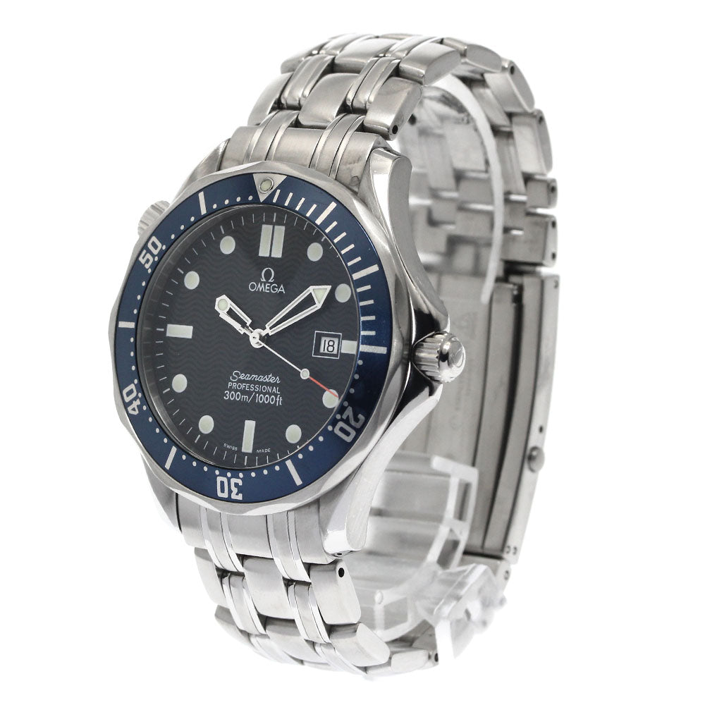 OMEGA Seamaster300 2541.80 Date Navy Dial Quartz Men's Watch_881851