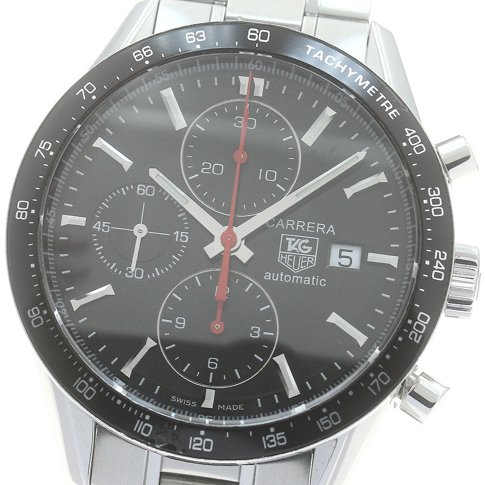 TAG HEUER Carrera CV2014-2 Chronograph Date black Dial Automatic Men's_881853