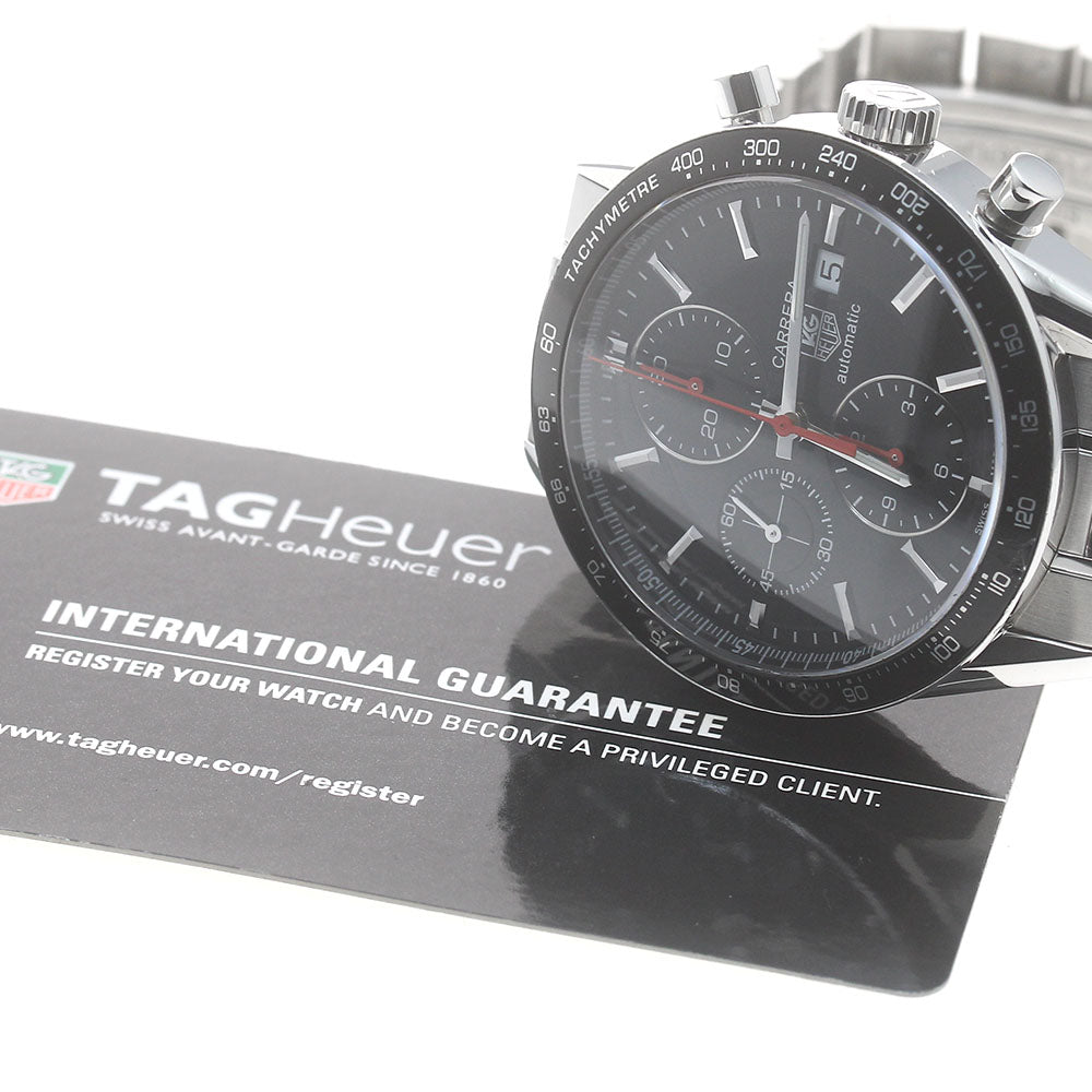 TAG HEUER Carrera CV2014-2 Chronograph Date black Dial Automatic Men's_881853