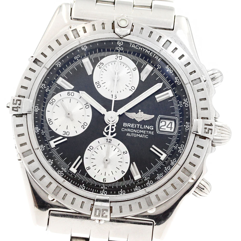 BREITLING Chronomat A13352 Chronograph Black Dial Automatic Men's Watch_881862