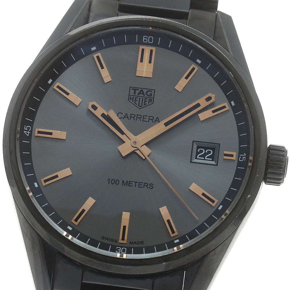 TAG HEUER Carrera WAR1113 Date gray Dial Quartz Men's Watch_881875