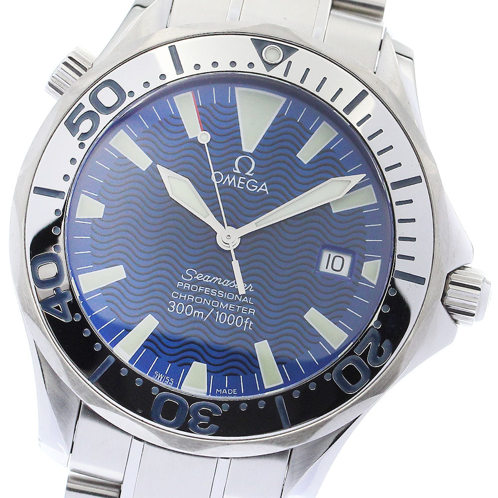 OMEGA Seamaster300 2255.80 Date Blue Dial Automatic Men's Watch_881876