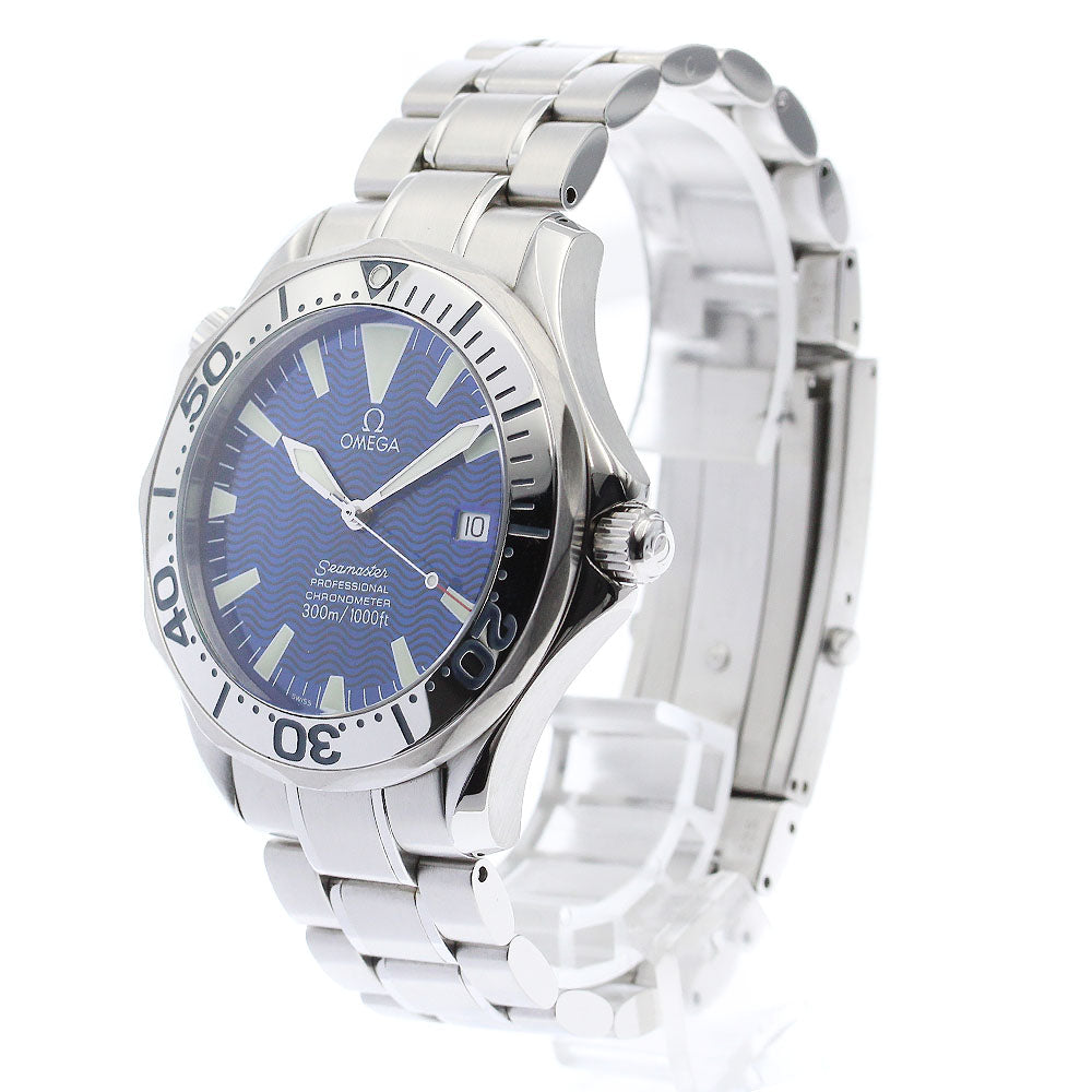 OMEGA Seamaster300 2255.80 Date Blue Dial Automatic Men's Watch_881876