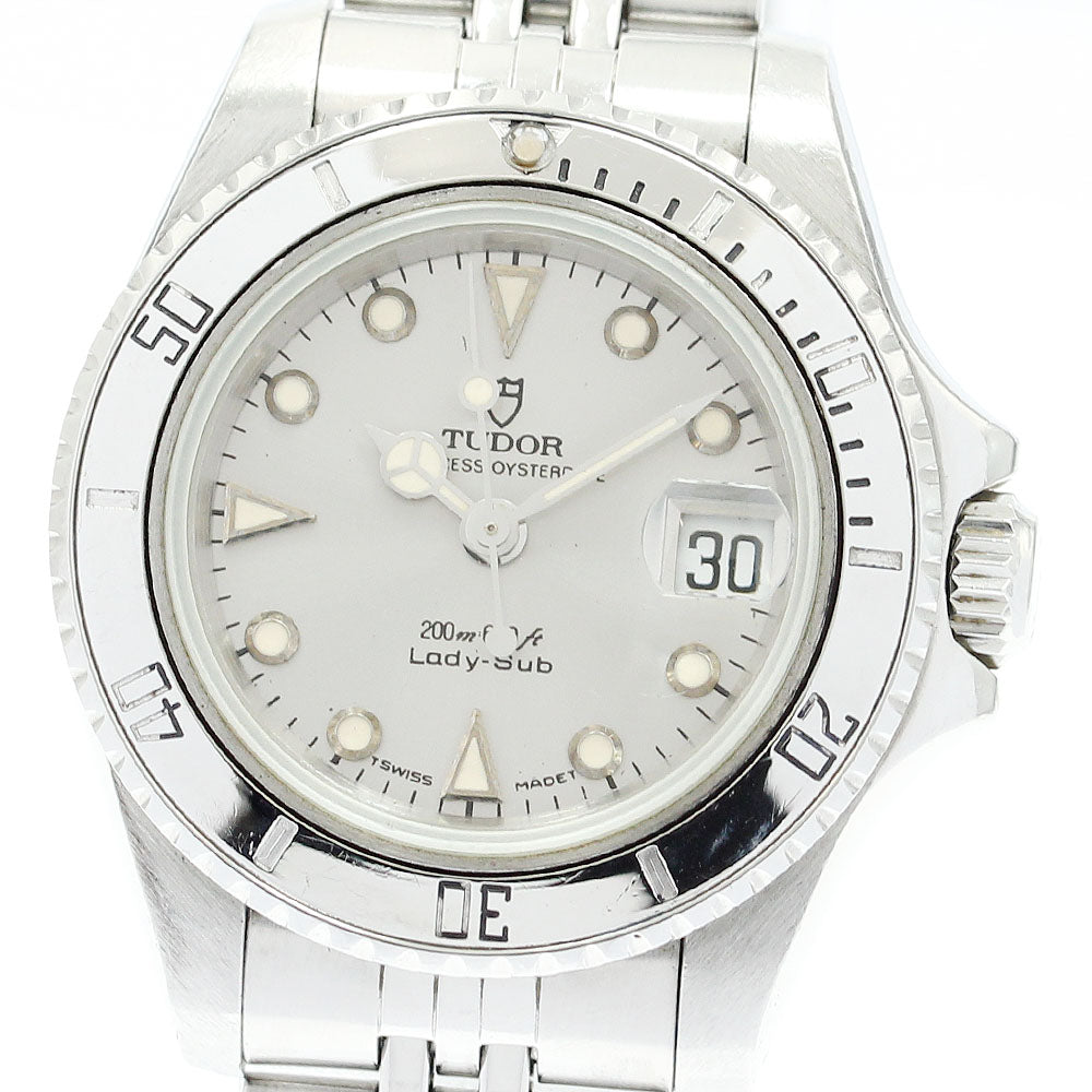 TUDOR Princess Oyster Date Lady Sub 96090 Silver Dial Automatic Ladies_881878