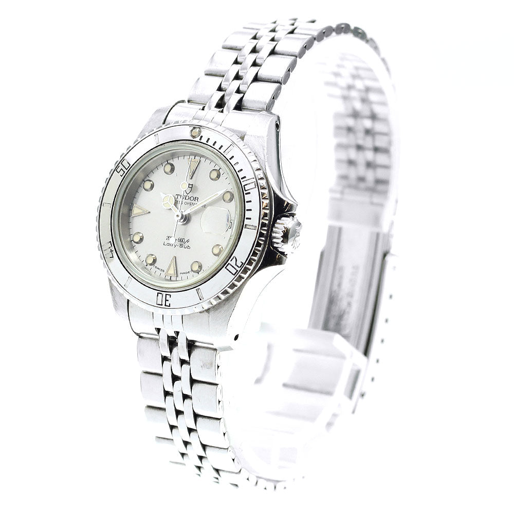 TUDOR Princess Oyster Date Lady Sub 96090 Silver Dial Automatic Ladies_881878