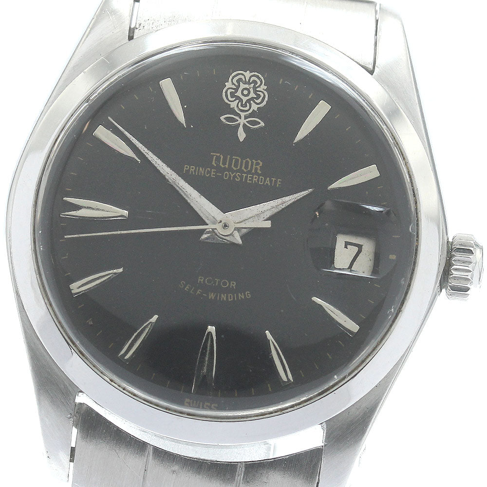 TUDOR Prince Oyster Date 7966 Cal.2462 Dekabara black Dial Automatic Men's Watch_881879