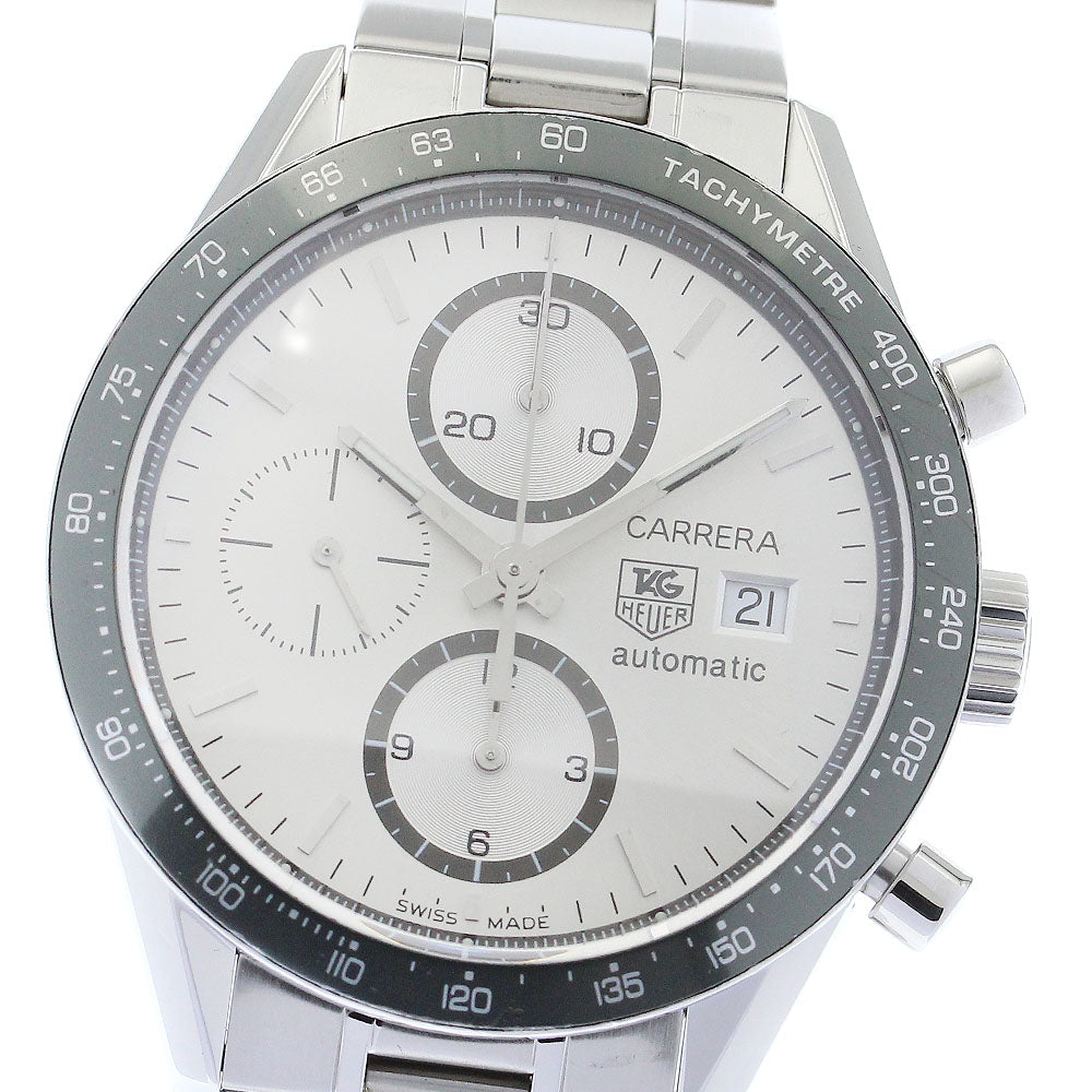 TAG HEUER Carrera CV2011 Chronograph Silver Dial Automatic Men's Watch_881880