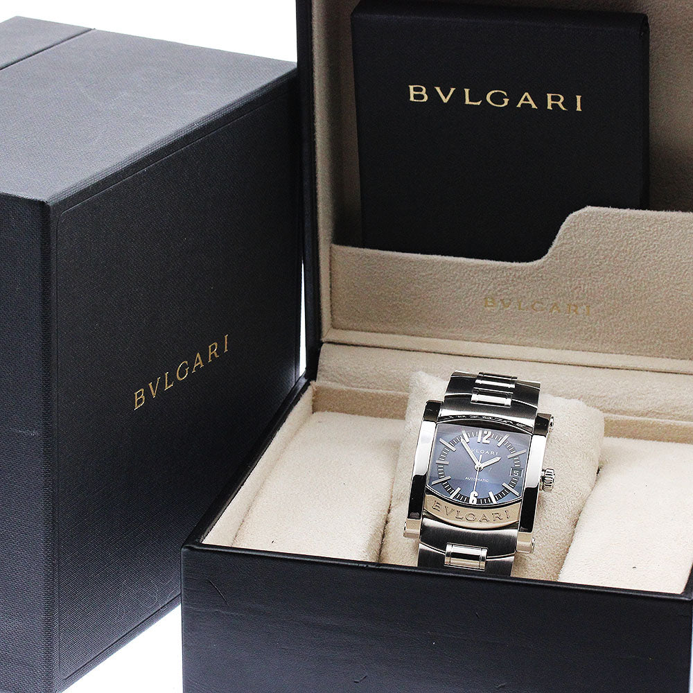 BVLGARI Assioma AA44S Date Navy Dial Automatic Men's Watch_881881