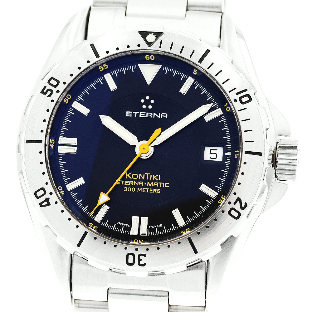 Eterna Eternamatic Kontiki 1580.41 Date black Dial Automatic Men's Watch_881887