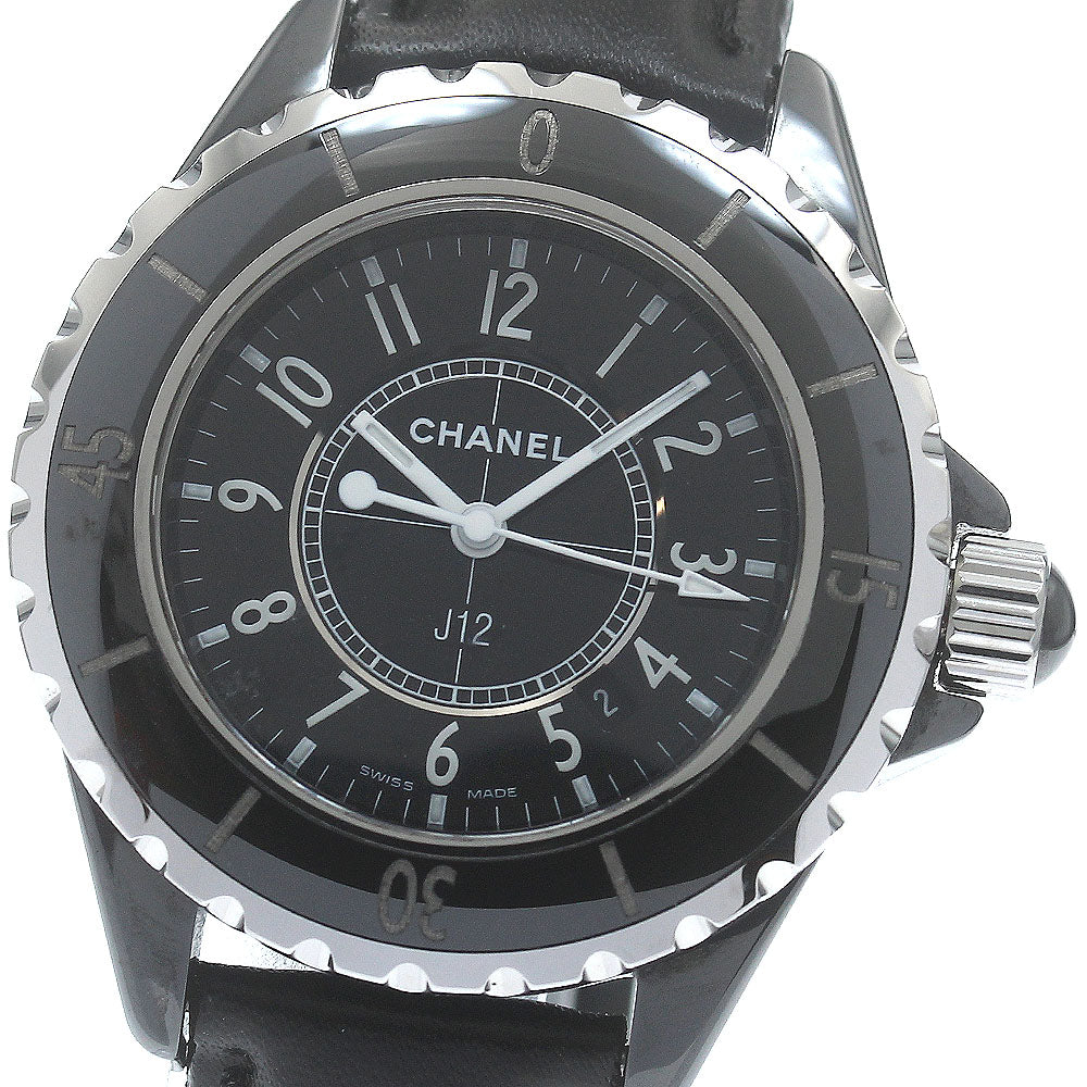 CHANEL J12 33MM H0680 Black ceramic black Dial Quartz Ladies Watch_881896