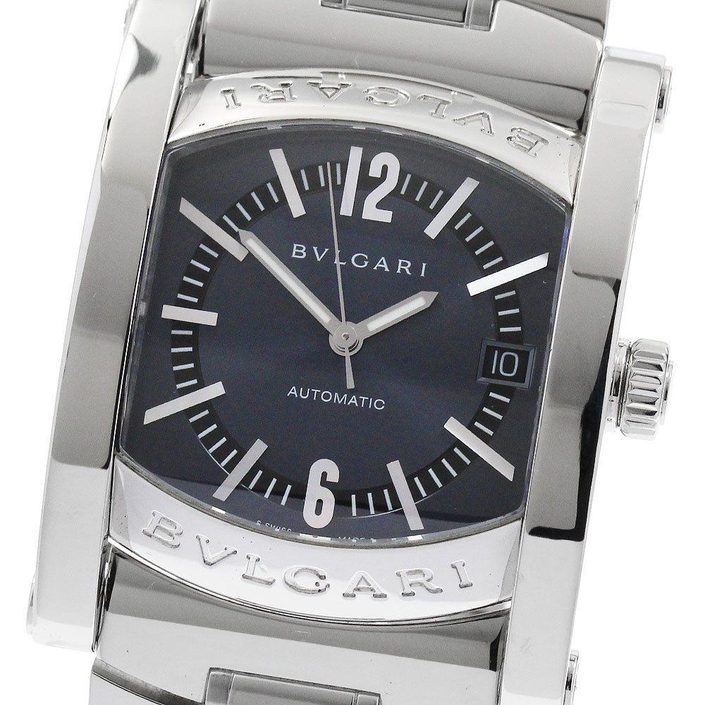 BVLGARI Assioma AA44S Date Navy Dial Automatic Men's Watch_881912