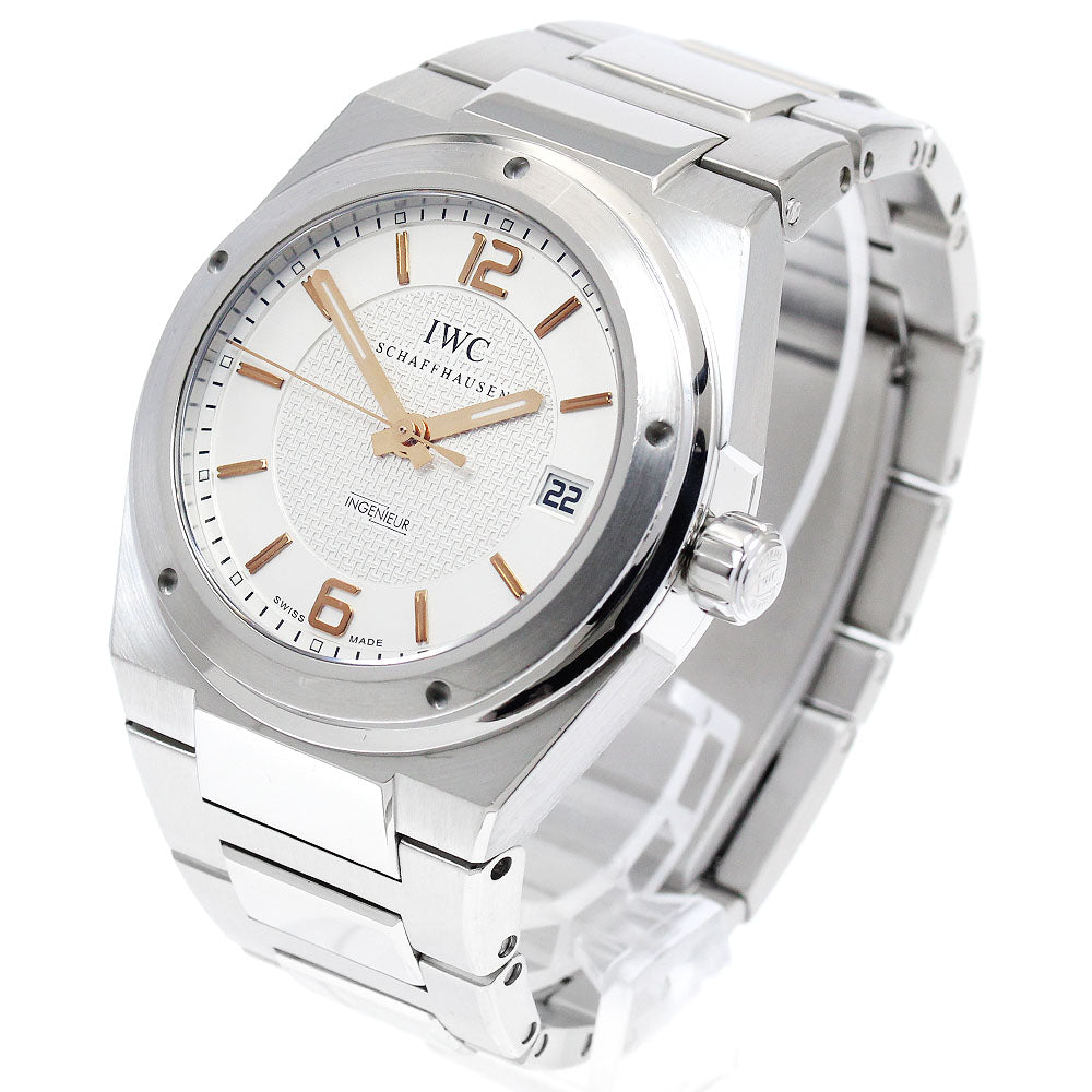 IWC SCHAFFHAUSEN In junior IW322801 Date Silver Dial Automatic Men's _881919