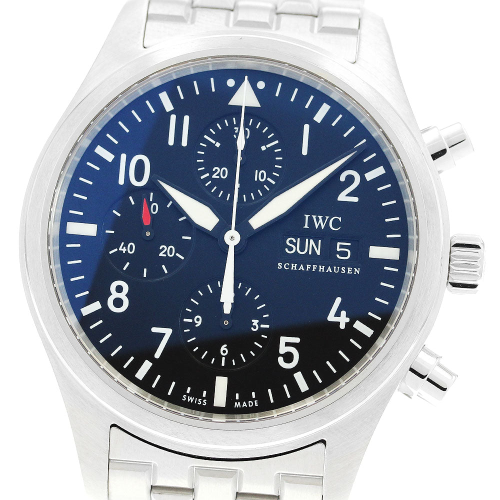 IWC SCHAFFHAUSEN Pilot watch IW371704 Chronograph Automatic Men's Watch_881955