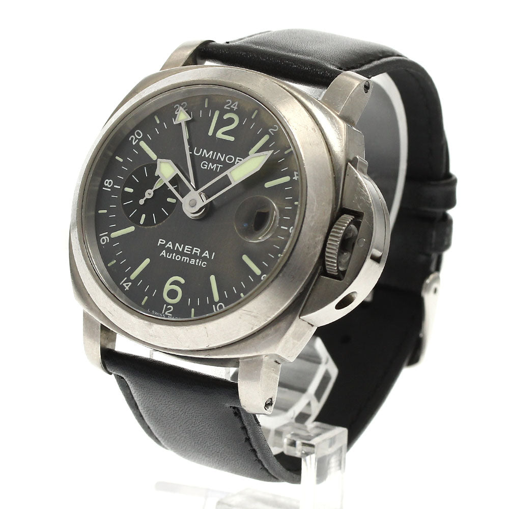 PANERAI Luminor PAM00089 GMT gray Dial Automatic Men's Watch_881957