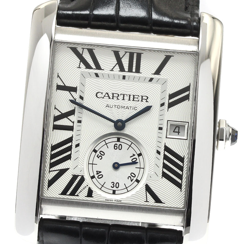 CARTIER Tank MC LM W5330003 Small seconds Silver Dial Automatic Men's Watch_881965