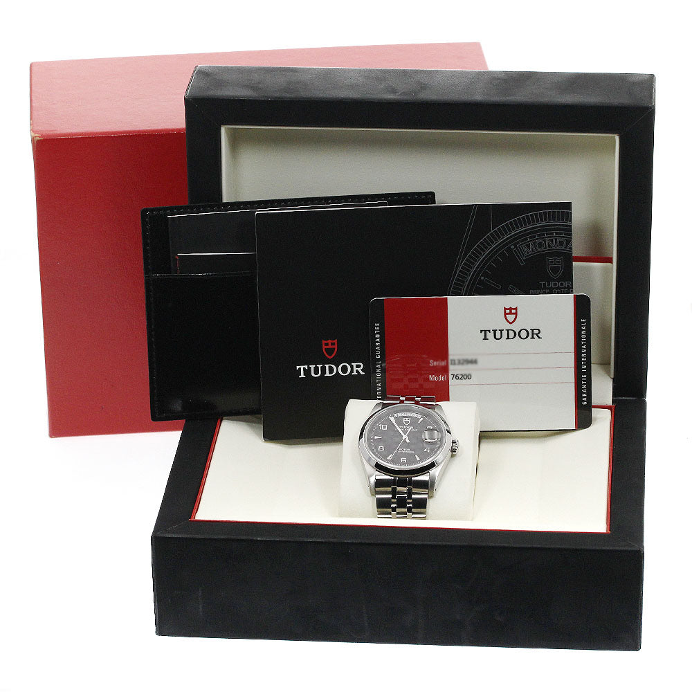 TUDOR Prince Date Day 76200 black Dial Automatic Men's Watch_881971