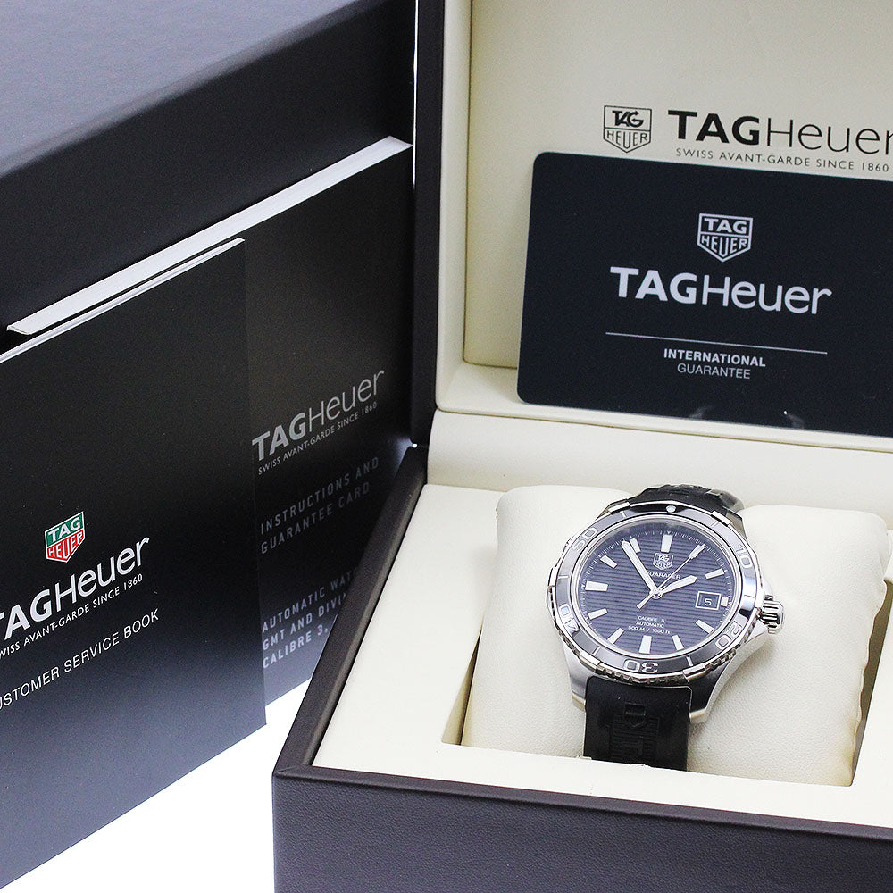 TAG HEUER Aqua Racer Caliber 5 WAK2110 Date black Dial Automatic Men's_881989