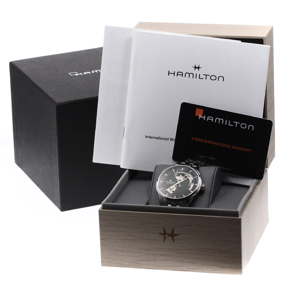 HAMILTON Jazz master H326750 Open heart Green Dial Automatic Men's Watch_881993