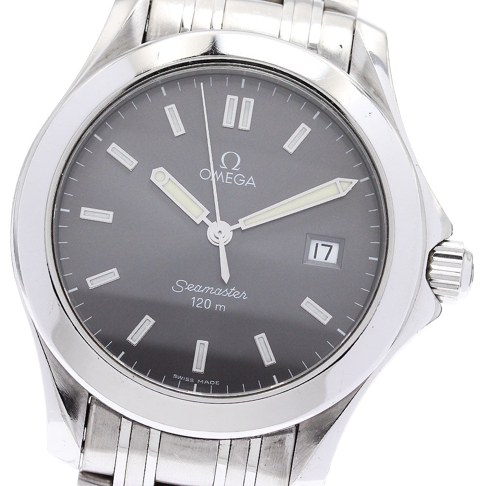 OMEGA Seamaster120 2511.43 Date gray Dial Quartz Men's Watch_881995