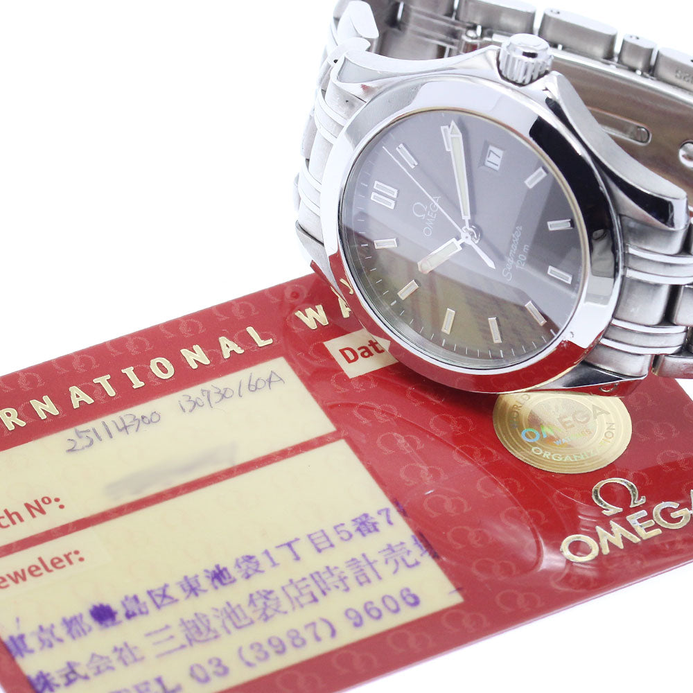 OMEGA Seamaster120 2511.43 Date gray Dial Quartz Men's Watch_881995