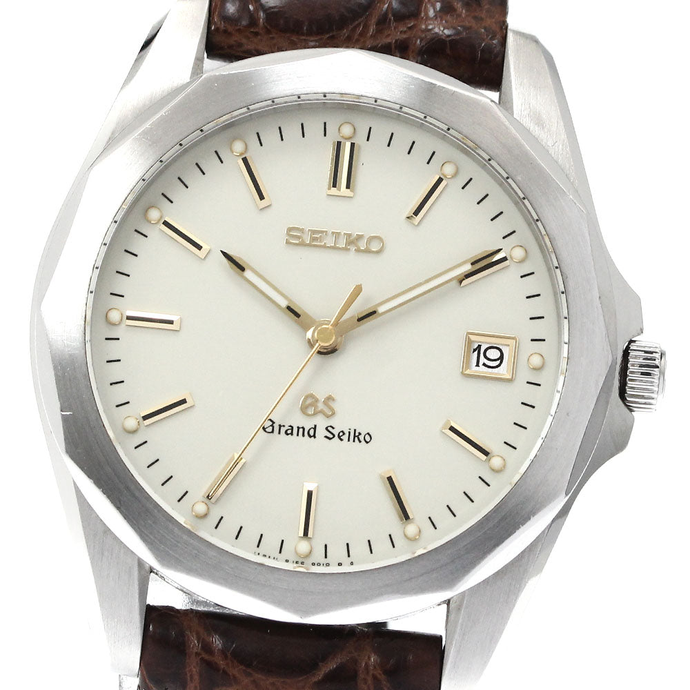 SEIKO Grand Seiko 8J56-8010/SBGF007 Date beige Dial Quartz Men's Watch_882002