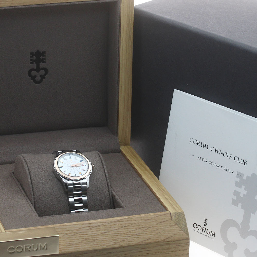 CORUM Admiral's Cup Legend 32 A020/03661 PG bezel Quartz Men's Watch_882005