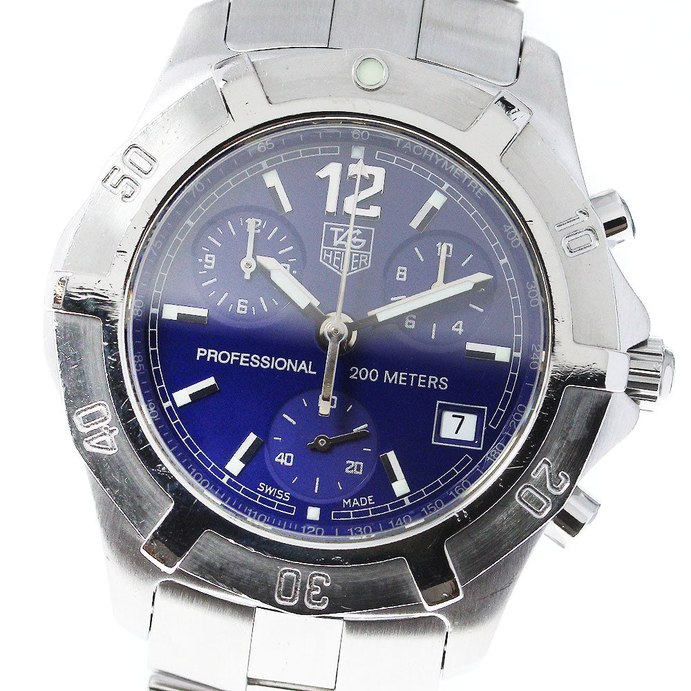 TAG HEUER Exclusive CN1112 Chronograph blue Dial Quartz Men's Watch_882013