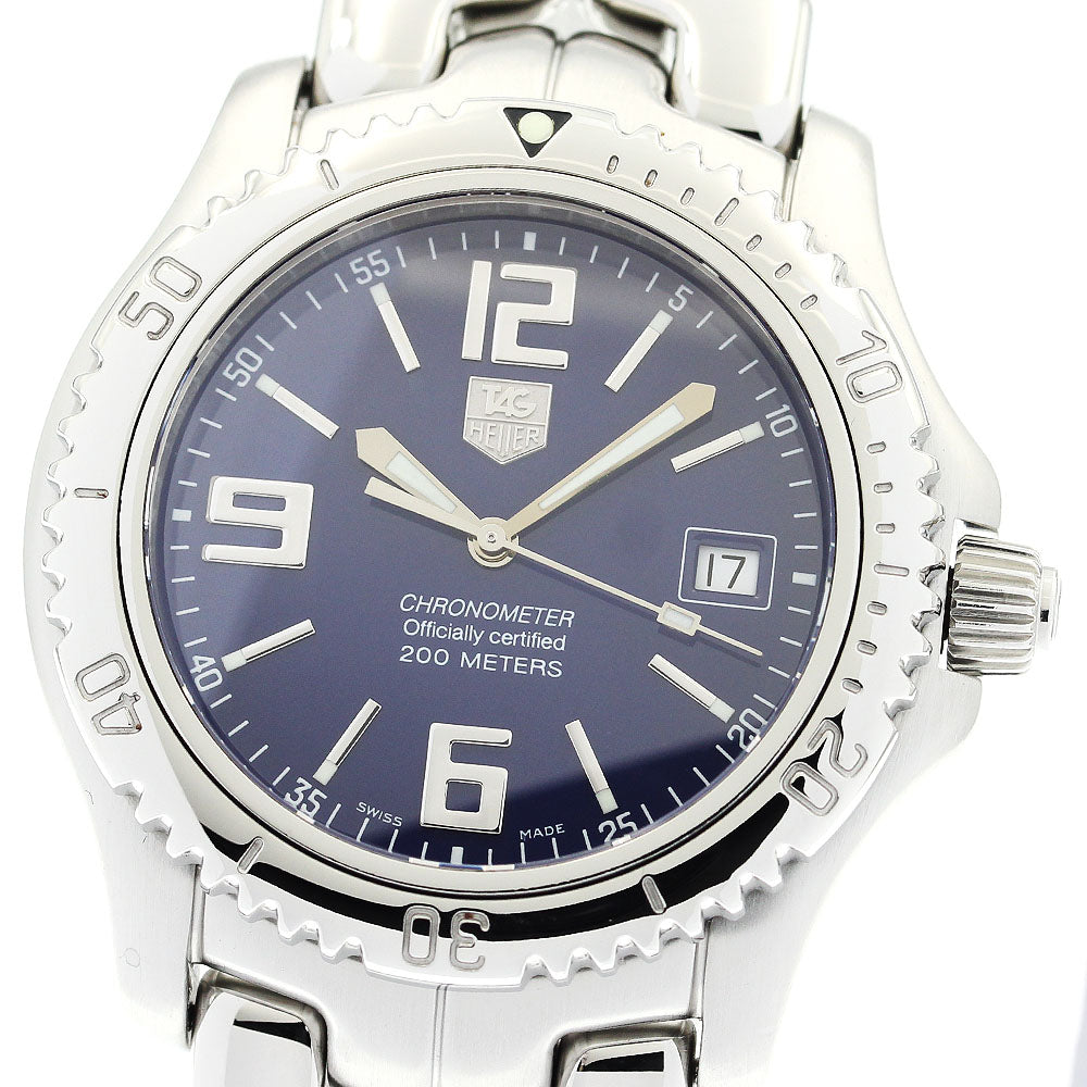 TAG HEUER Link WT5112 Date blue Dial Automatic Men's Watch_882014