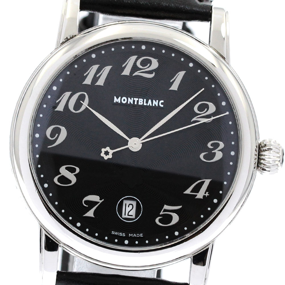 MONTBLANC Meisterstück 7072 Date black Dial Quartz Men's Watch_882015