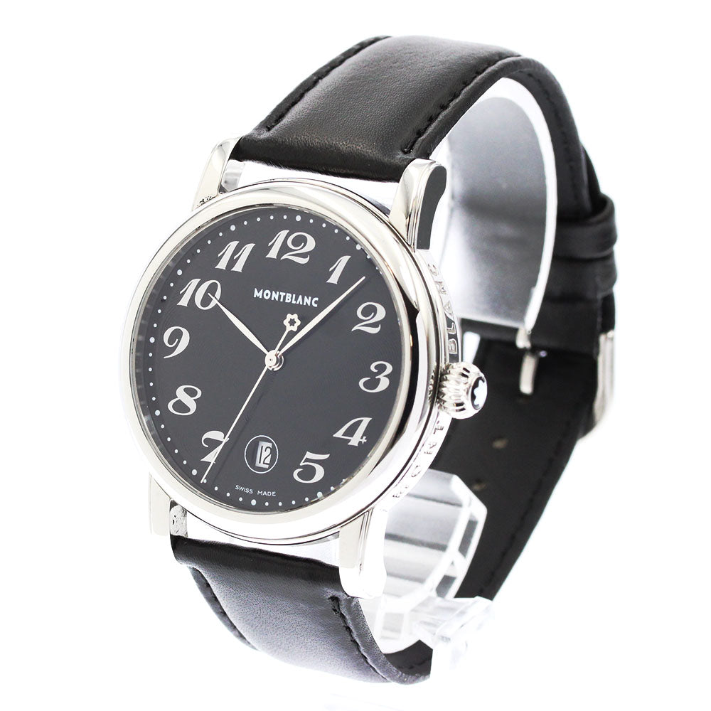 MONTBLANC Meisterstück 7072 Date black Dial Quartz Men's Watch_882015