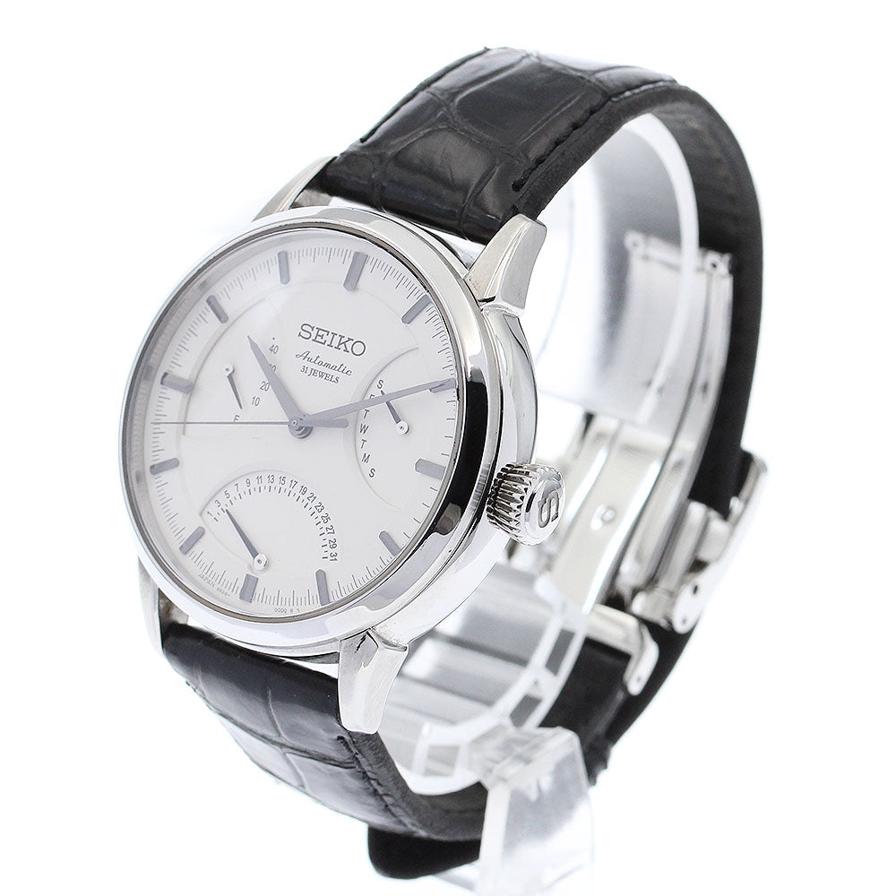 SEIKO Presage SARD009/6R24-00C0 Retrograde power reserve Silver Dial Automatic Men's Watch_882019