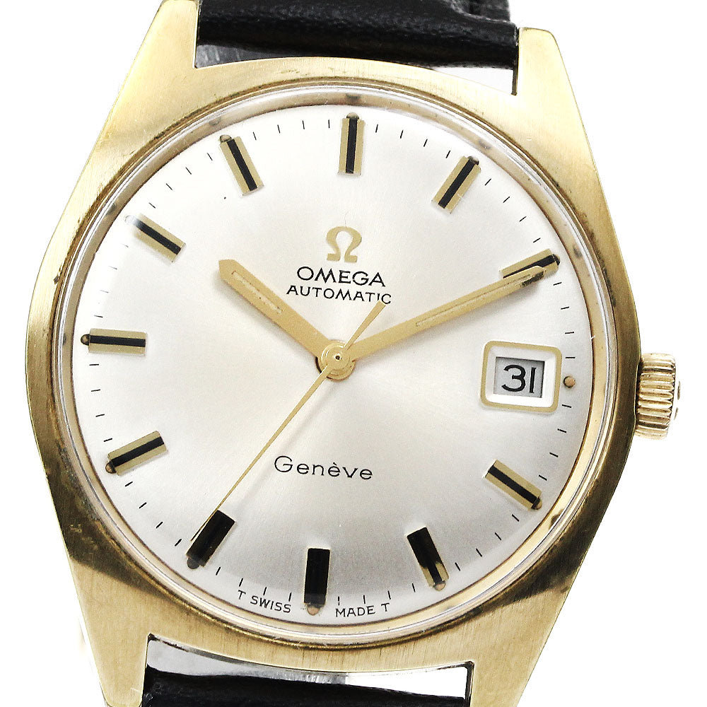 OMEGA Geneve 166.0041 Date Cal.565 Silver Dial Automatic Men's Watch_882022
