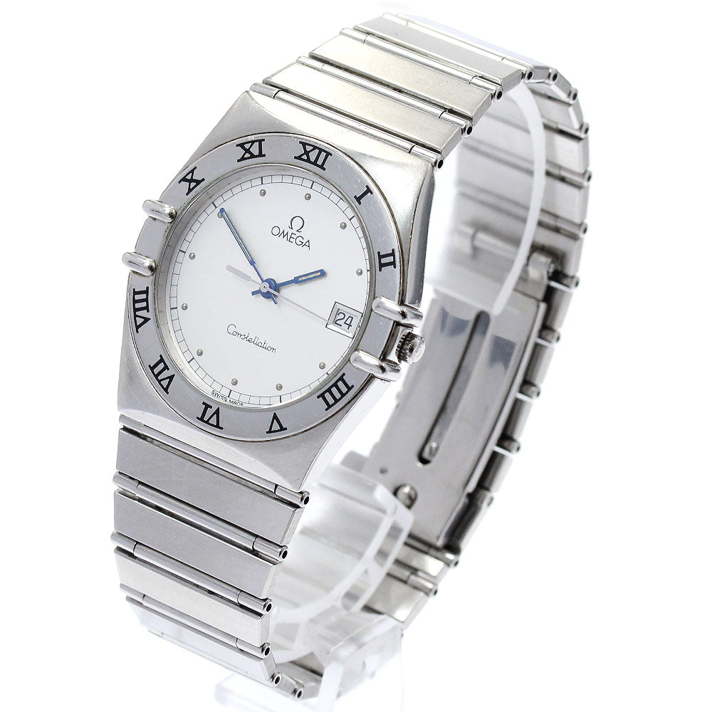 OMEGA Constellation Date Silver Dial Quartz Men's Watch_882030