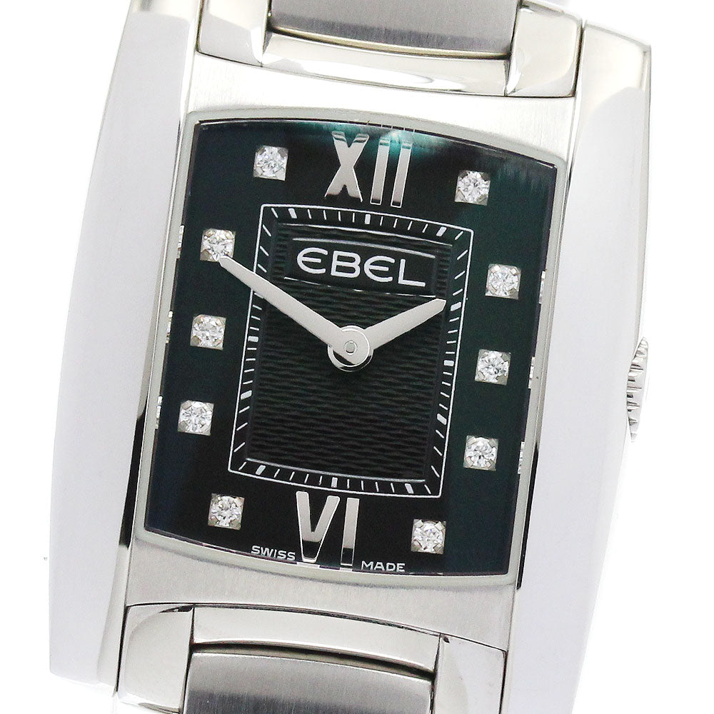 EBEL Brasilia E9976M22 10P diamond black Dial Quartz Ladies Watch_882031
