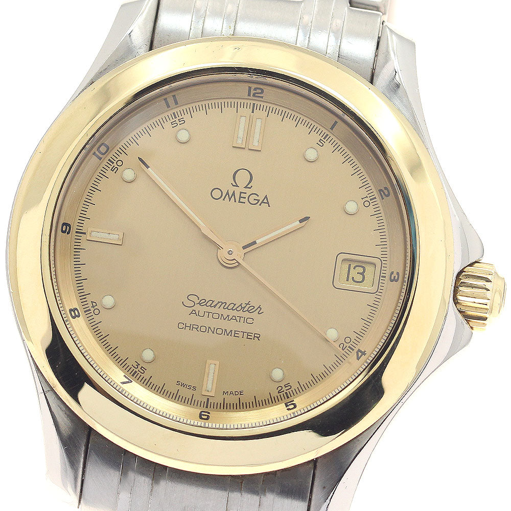 OMEGA Seamaster120 2401.10 YG bezel chronometer gold Dial Automatic Men's_882032