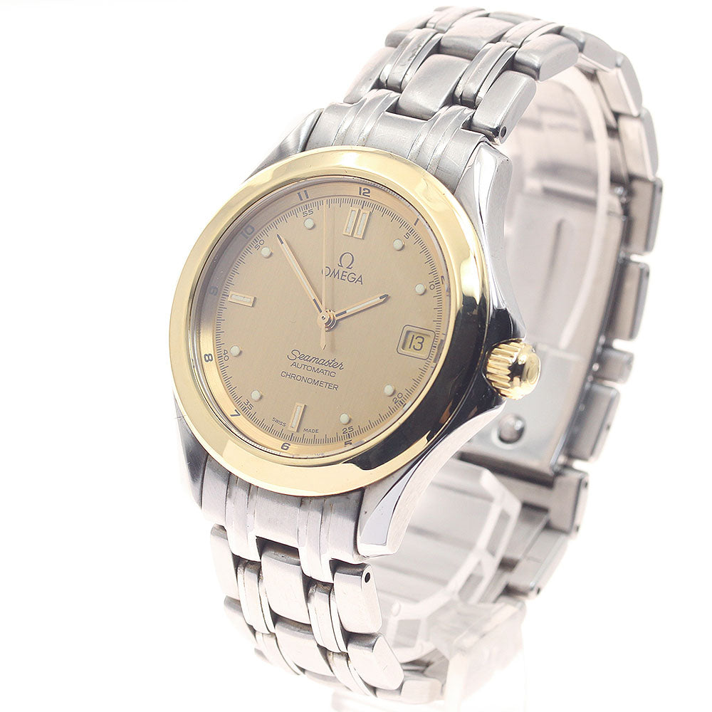 OMEGA Seamaster120 2401.10 YG bezel chronometer gold Dial Automatic Men's_882032