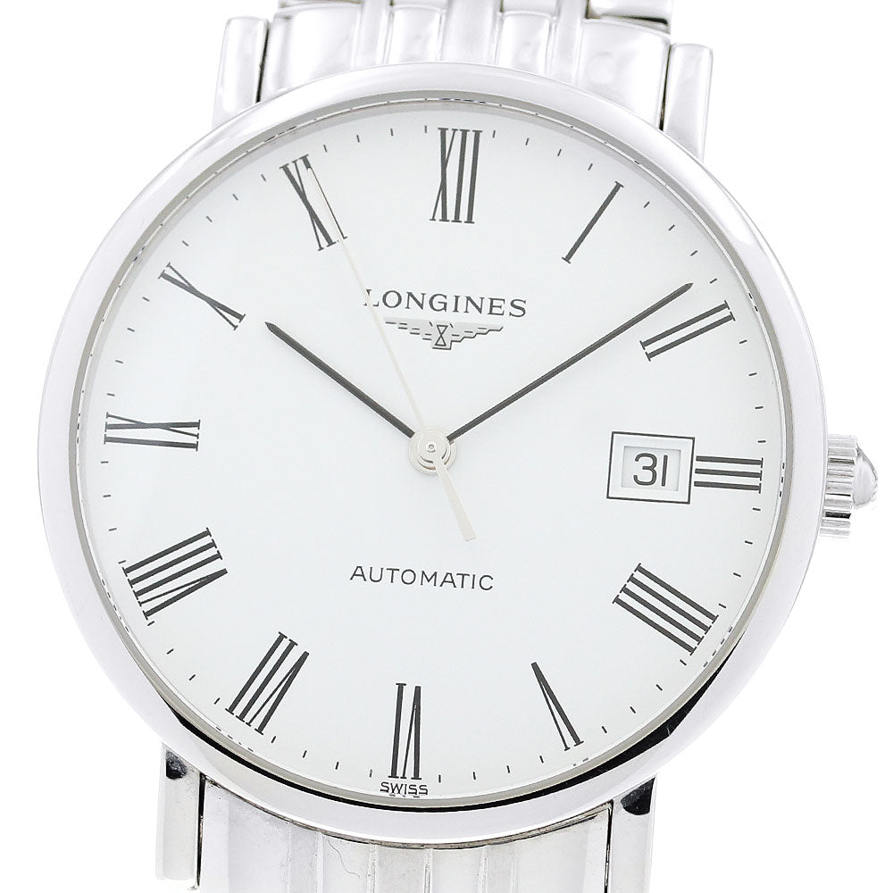 LONGINES Elegant collection L4.810.4 Date white Dial Automatic Men's_882034