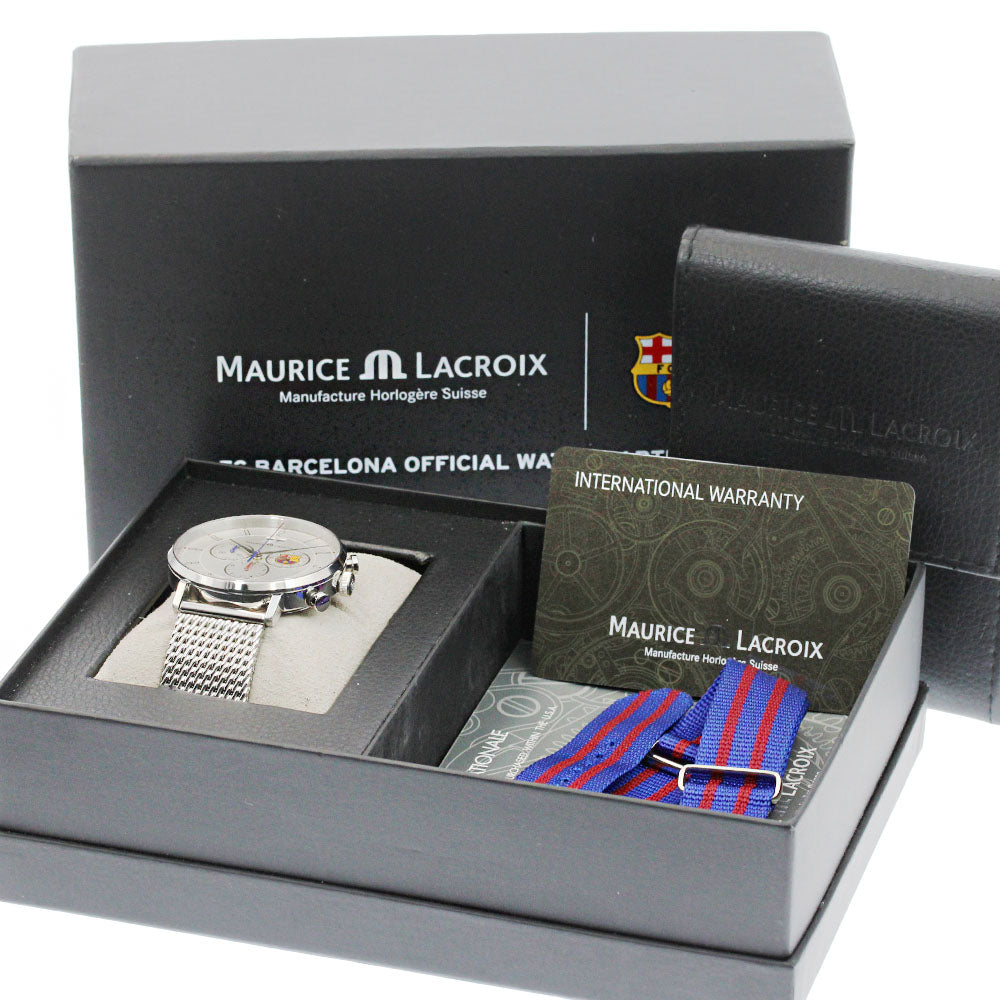 Maurice Lacroix Eliros EL1088-SS002-120-1 Date Silver Dial Quartz Men's_882035