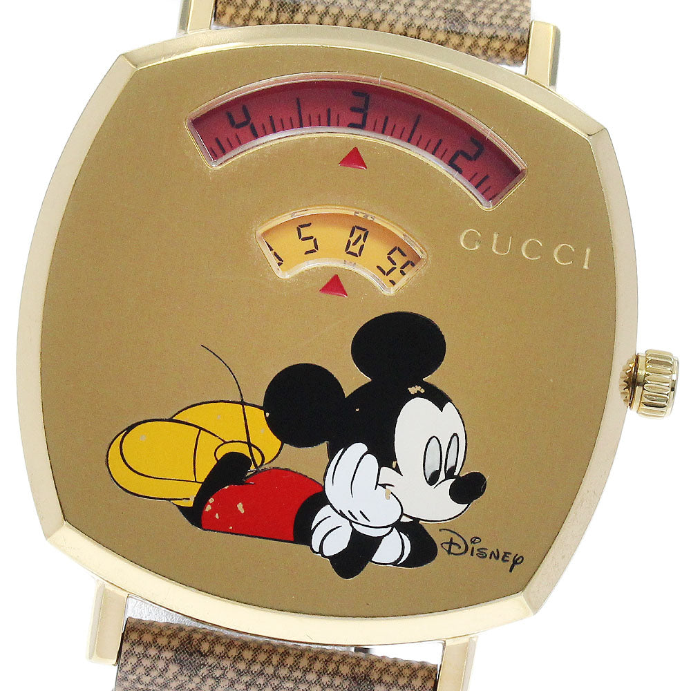 GUCCI Grip watch 157.4/YA157420 Disney collaboration Quartz Men's Watch_882037