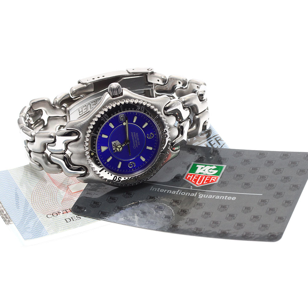 TAG HEUER S/el WG5116.BA0423 Date purple Dial Automatic Men's Watch_882039