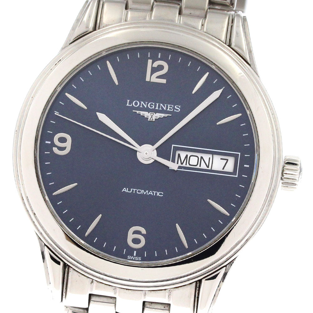 LONGINES Flagship L4.799.4 Day date Navy Dial Automatic Men's Watch_882050