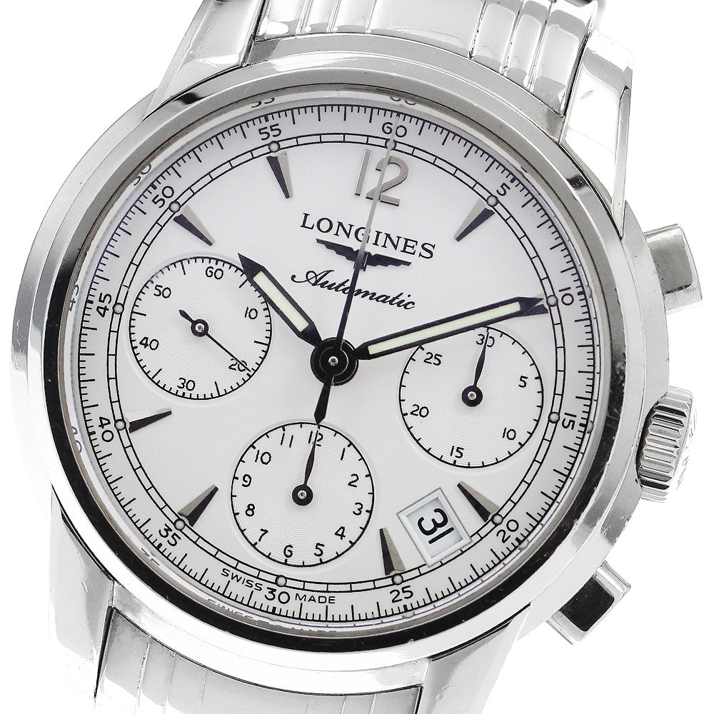 LONGINES Santimier chronograph L2.753.4 white Dial Automatic Men's Watch_882051
