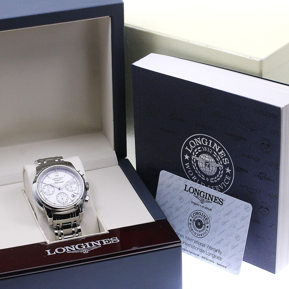LONGINES Santimier chronograph L2.753.4 white Dial Automatic Men's Watch_882051