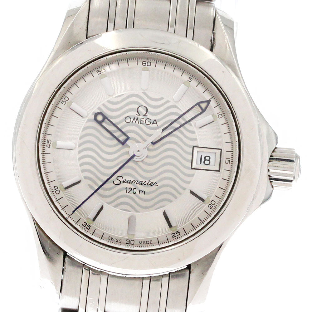 OMEGA Seamaster120 2581.31 Date Silver Dial Quartz Ladies Watch_882053