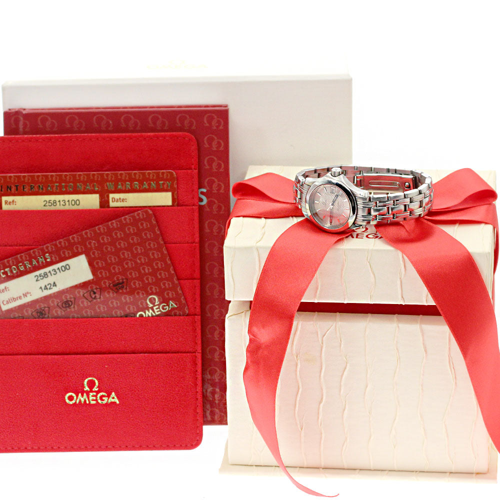 OMEGA Seamaster120 2581.31 Date Silver Dial Quartz Ladies Watch_882053
