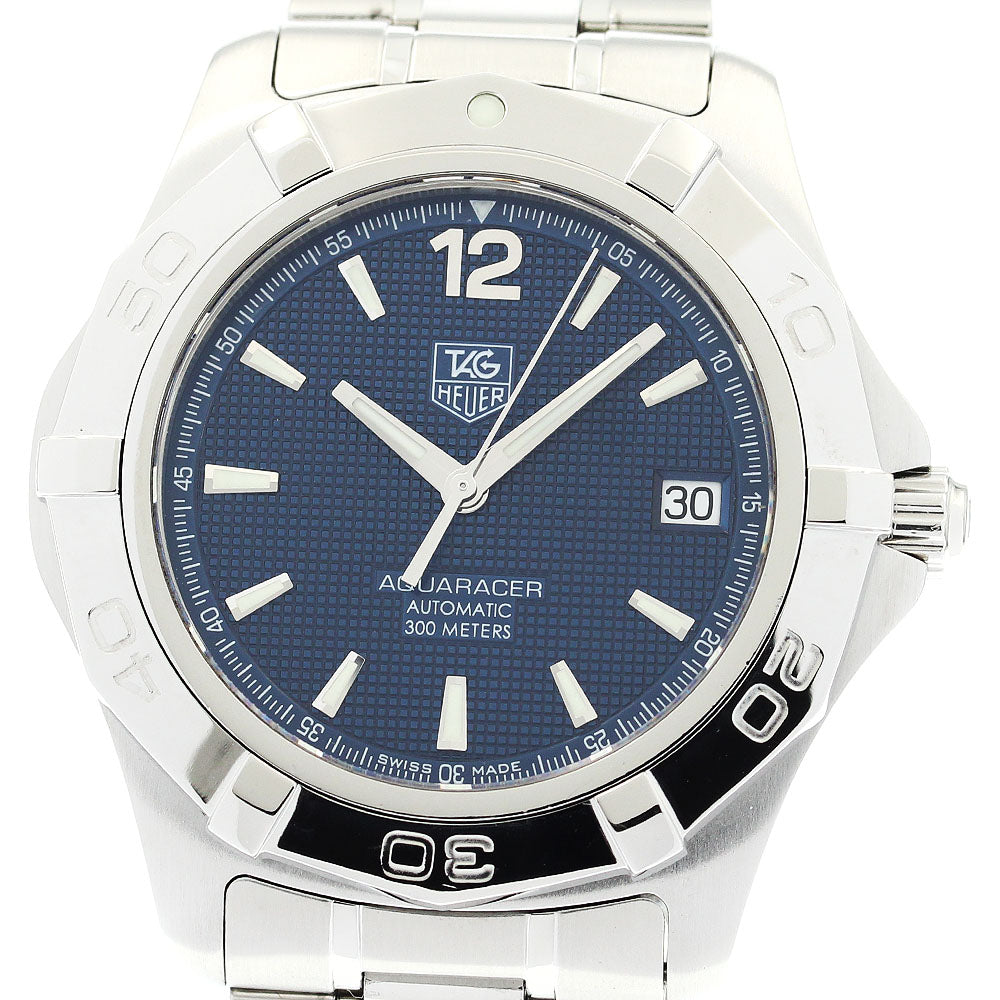 TAG HEUER Aqua racer WAF2112 Date Navy Dial Automatic Men's Watch_882056