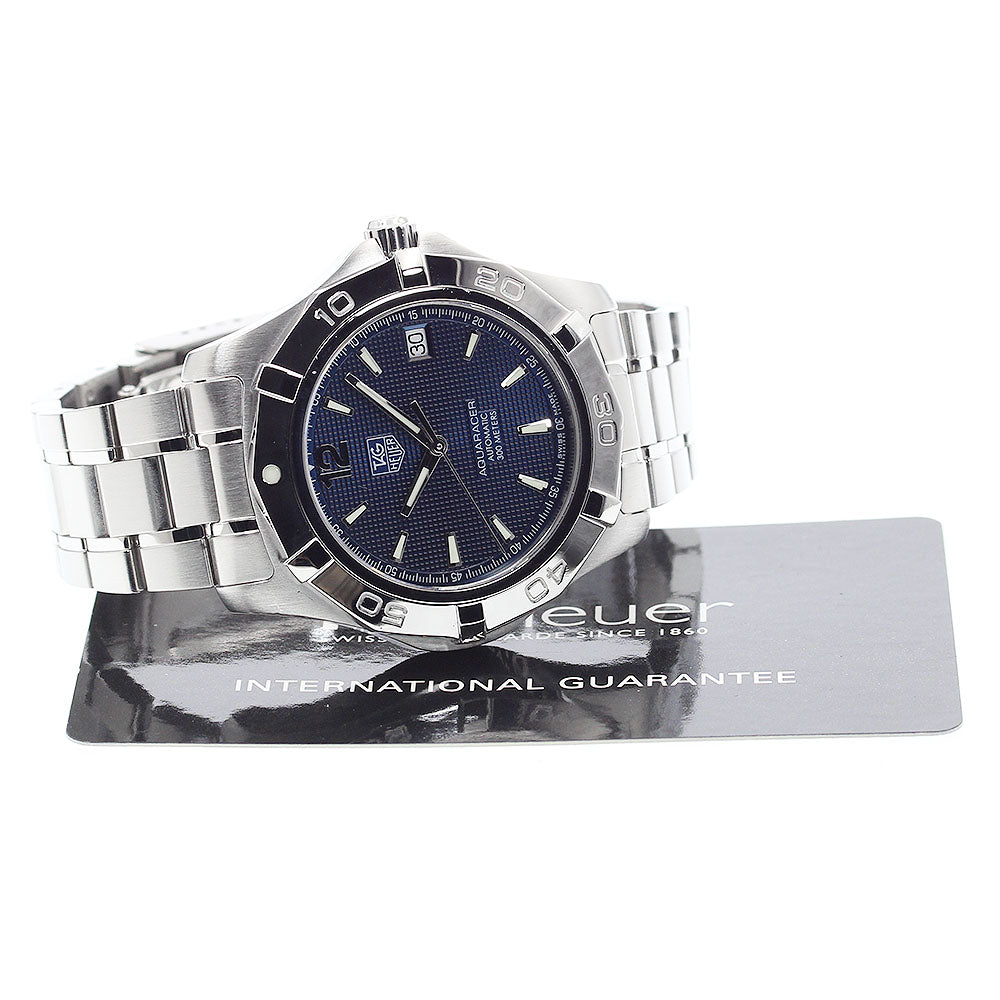 TAG HEUER Aqua racer WAF2112 Date Navy Dial Automatic Men's Watch_882056