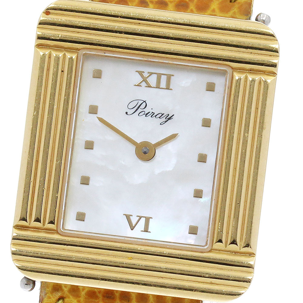 Poiray Ma premier K18YG Shell Dial White shell Dial Quartz Ladies Watch_882072