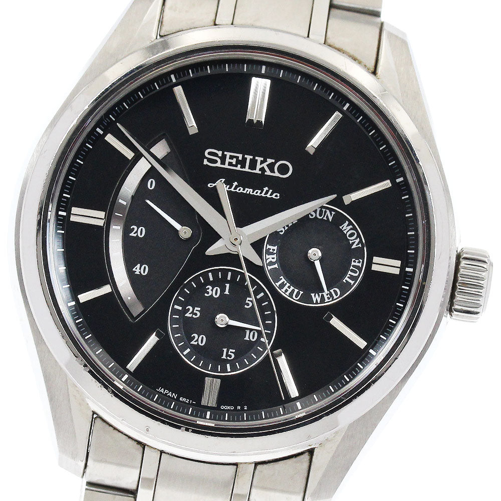 SEIKO Presage 6R21-01B0/SARW023 Day date black Dial Automatic Men's Watch_882082